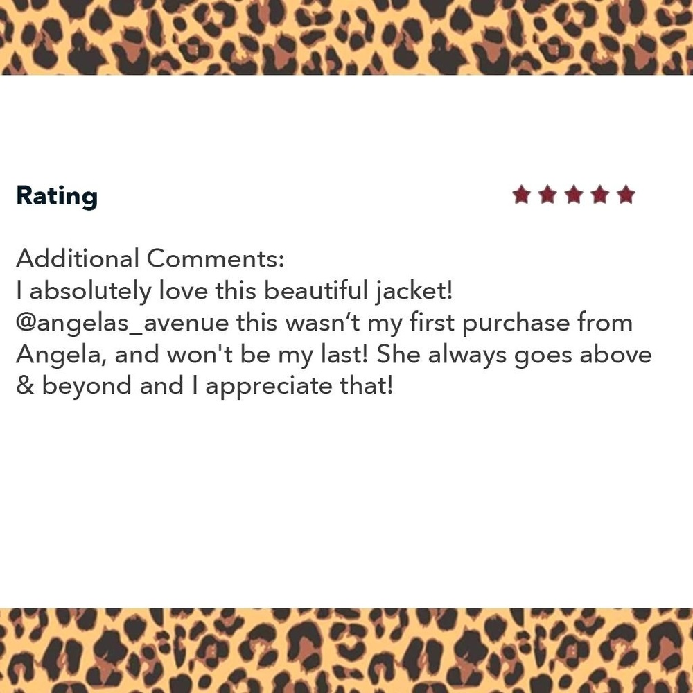 Leopard Print Fur Jacket 1 LEFT - Picture 7 of 10